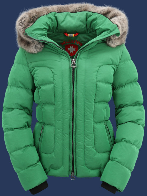 Jacken Astoria Short | CoLaAirTec | Smaragdmelange - Damen ASTS-1015-SMML-GRÖßE Winter