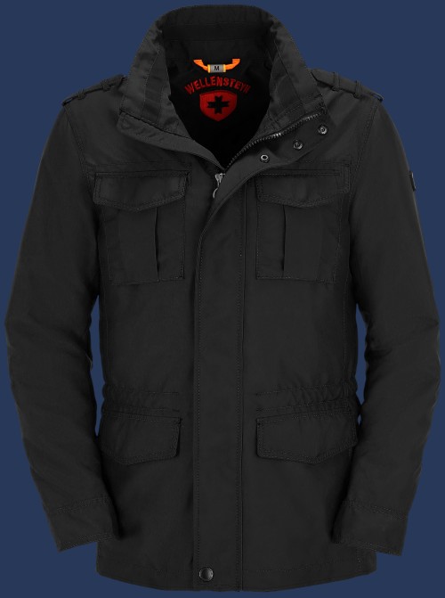 Jacken Colonel | MackHiTec | Schwarz - Herren CONE-1030-SW-GRÖßE Sommer