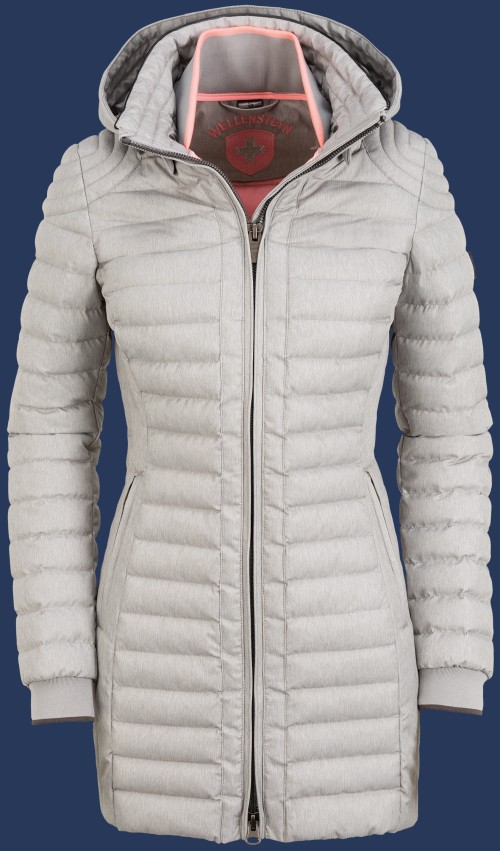 Jacken Helium Medium with Hood | SoWoAirTec | Lightgrey - Damen HELIH-796-LGG-GRÖßE Winter
