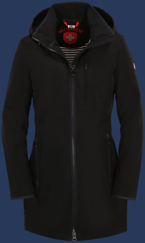 Jacken Westside | SeSilEstAirTec | Schwarz - Damen WEST-994-SW-GRÖßE Sommer