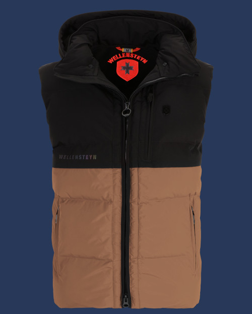 Westen Royal Flash Vest Men | SiShiBoBiTec | Incagold/Black - Herren ROYAVM-2004-IGBL-GRÖßE Winter