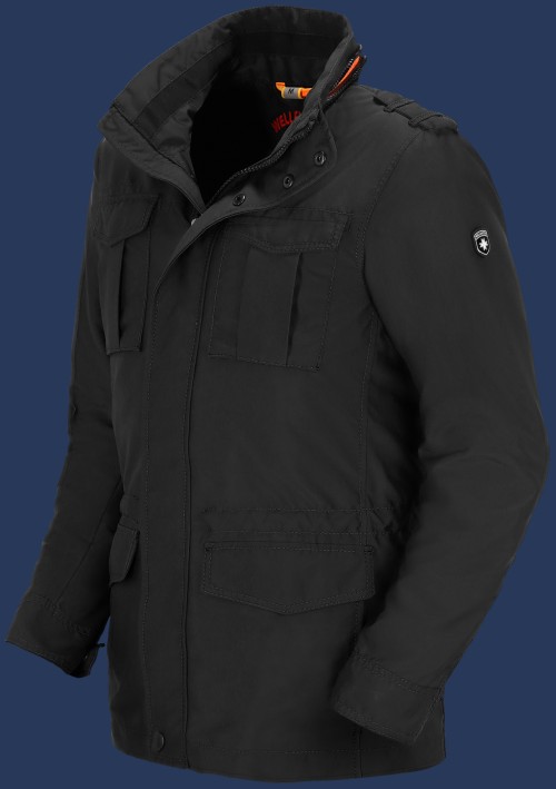 Jacken Colonel | MackHiTec | Schwarz - Herren CONE-1030-SW-GRÖßE Sommer Jacken Colonel | MackHiTec | Schwarz - Herren CONE-1030-SW-GRÖßE Sommer