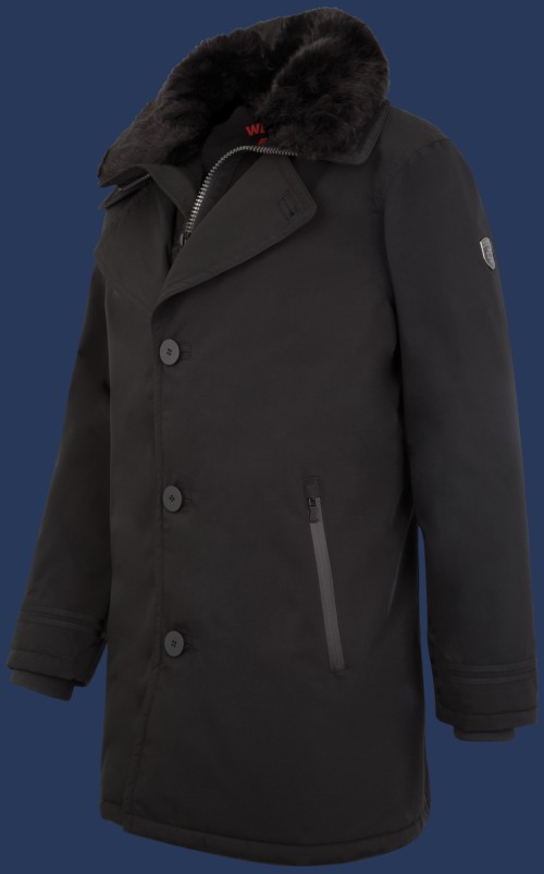 Jacken Manhattan | StroBoAirTec | Schwarz - Herren MAN-870-SW-GRÖßE Winter Jacken Manhattan | StroBoAirTec | Schwarz - Herren MAN-870-SW-GRÖßE Winter