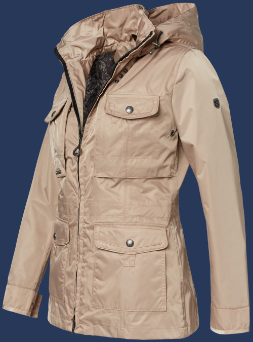 Jacken Sunrise | GlossyAirTec | Sand - Damen SUNR-46-SN-GRÖßE Sommer Jacken Sunrise | GlossyAirTec | Sand - Damen SUNR-46-SN-GRÖßE Sommer