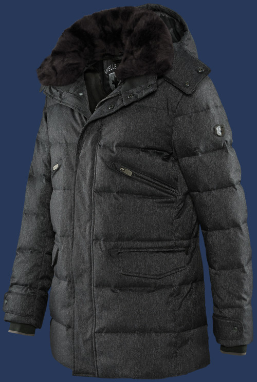 Jacken Vallee Men | WoCarboAirTec | Blackmelange - Herren VALE-735-BMG-GRÖßE Winter Jacken Vallee Men | WoCarboAirTec | Blackmelange - Herren VALE-735-BMG-GRÖßE Winter