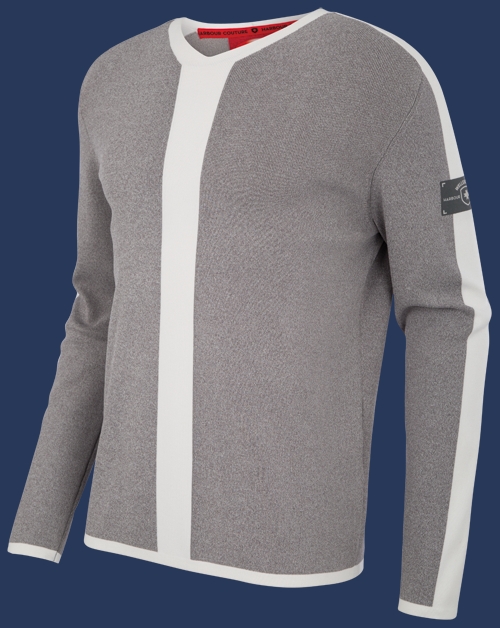 Pullover Herren Pullover 015 | KoNitI | Heathergrey/Ivory - Herren HP015-943-HGIV-GRÖßE Winter Pullover Herren Pullover 015 | KoNitI | Heathergrey/Ivory - Herren HP015-943-HGIV-GRÖßE Winter
